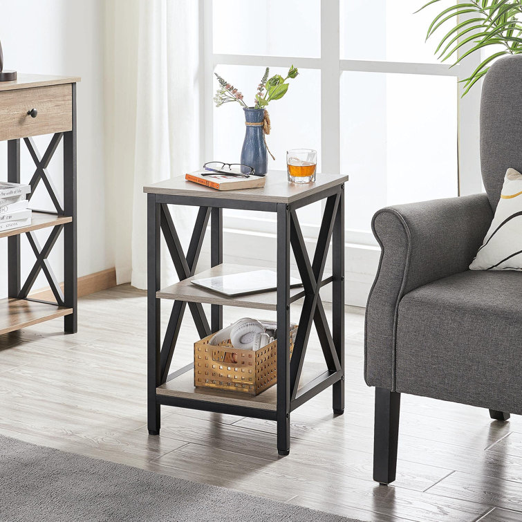 Chair side end table sales with storage